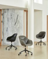 Billede af HAY AAC153 Soft SH: 42 cm - Black Powder Coated Aluminium/Sense Cognac