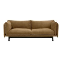 Billede af Wendelbo Kite 2 Seater Sofa L: 208 cm - Sortbejdset Eg/Roco Col. 2