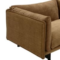 Billede af Wendelbo Kite 2 Seater Sofa L: 208 cm - Sortbejdset Eg/Roco Col. 2