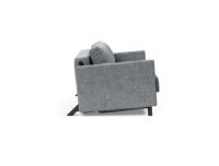 Billede af Innovation Living Cubed Sovesofa m. Armlæn L: 140 cm - Twist Granite/Mat Sort