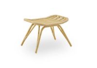 Billede af Sika-Design Monet Fodskammel H: 38 cm - Alurattan Natural