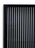 Billede af Ferm Living Haze Wall Cabinet 60x35cm - Reeded Glass/Black