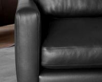 Billede af Wendelbo Edge V.1 2,5 Pers. Sofa L:  220 cm - Black Faith Leather