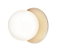 Billede af Nuura Liila 1 Medium Væg-/loftlampe Ø: 16,5cm - Nordic Gold/Opal White OUTLET