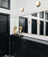 Billede af Nuura Liila 1 Medium Væg-/loftlampe Ø: 16,5cm - Nordic Gold/Opal White OUTLET