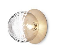 Billede af Nuura Liila 1 Large Væg-/loftlampe Ø: 24,5cm - Nordic Gold/Optic Clear OUTLET
