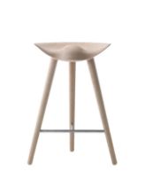 Billede af Audo Copenhagen ML42 Counter Stool SH: 69 cm - Eg/Stål