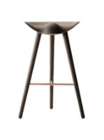 Billede af Audo Copenhagen ML42 Barstool SH: 77 cm - Brunt Olieret Eg/Kobber