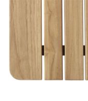 Billede af FDB Møbler Sammen Loungebord Høj M19 61,5x61,5 cm - Massiv Teak / Natur FORUDBESTIL: MARTS 2026