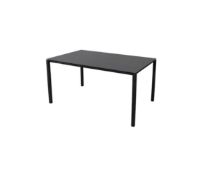 Billede af Cane-line Outdoor Pure Havebord 150x90 cm - Lava Grey/Nero Black