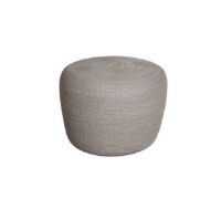 Billede af Cane-line Outdoor Circle Fodskammel Lille H: 39 cm - Taupe Soft Rope