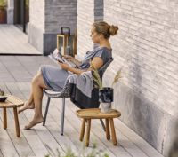 Billede af Cane-line Outdoor Royal Firkantet Sofabord 43,5x43,5 cm - Teak