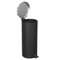 Billede af FROST Pedalspand 550 Large 15L - Mat Sort/Poleret