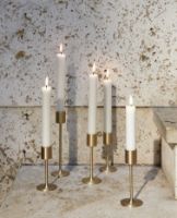 Billede af &Tradition SC59 Collect Candleholder H: 18cm - Brushed Brass 