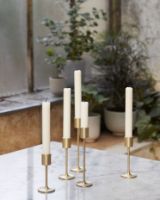 Billede af &Tradition SC59 Collect Candleholder H: 18cm - Brushed Brass 