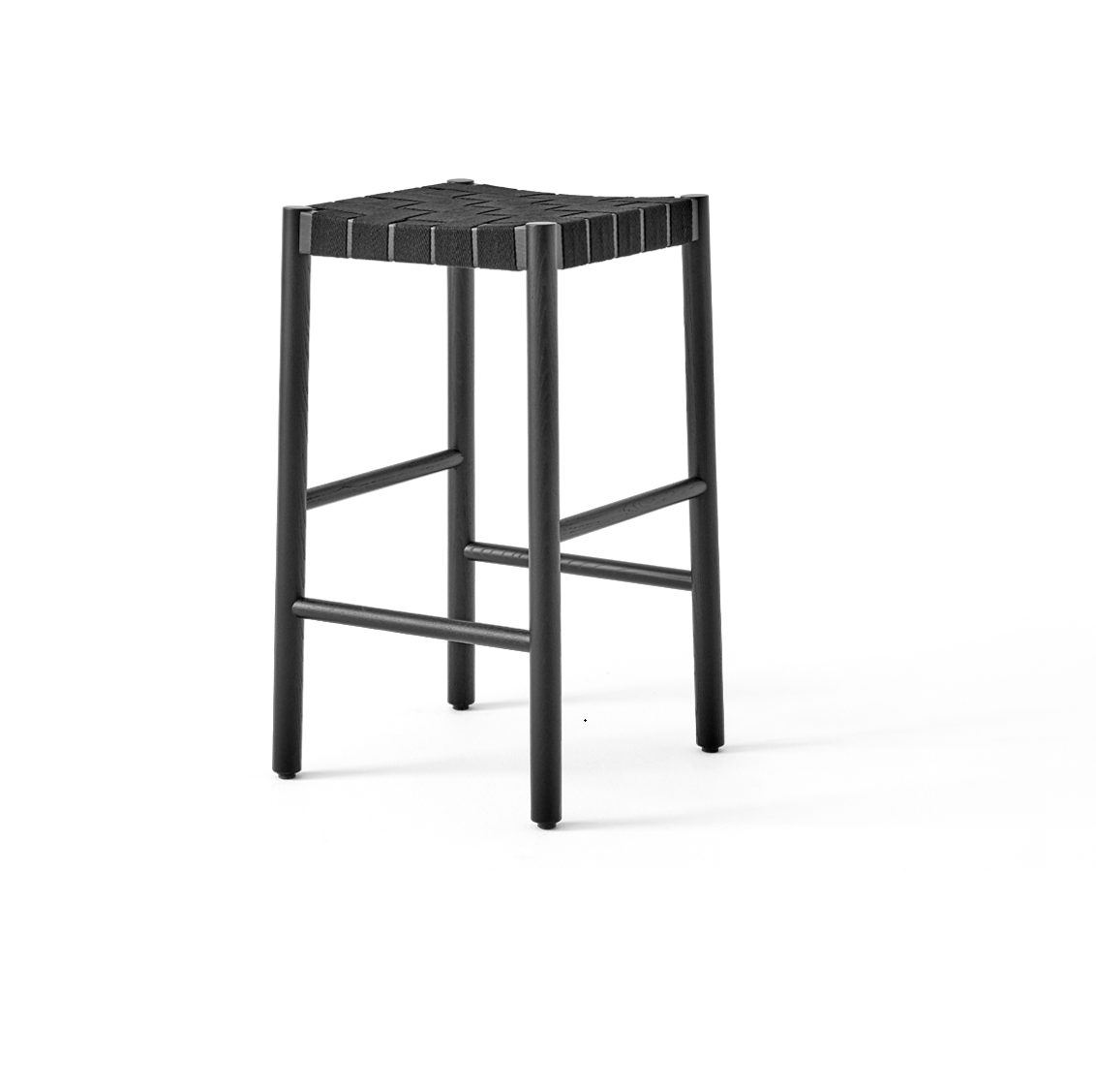 Billede af &Tradition TK7 Betty Chair Barstol H: 66 cm - Black w. Black Linen