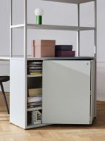 Billede af HAY New Order Comb. 401 - Incl. 1 Table 1 Door/W. Floor Safety Bracket 179,9x100cm - Army