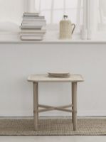 Billede af Haslev Opus Kvadratisk Sofabord 80x80 cm - Hvidolieret Eg