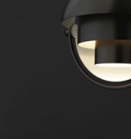 Billede af GUBI Multi-Lite Pendel Small Ø: 25,5 cm - Black Brass / Black Brass