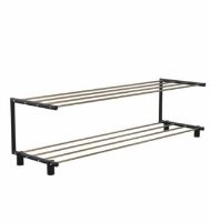 Billede af FROST NOVA Skohylde 2 L: 100cm - Poleret Guld/Mat Sort 