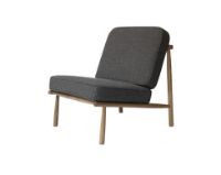 Billede af Dux Domus Wood Lænestol H: 71 cm - Natur eg / Grå 