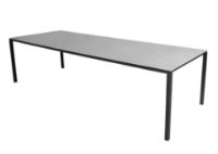 Billede af Cane-line Outdoor Pure Havebord 280x100 cm - Lava Grey/Basalt Grey Ceramic