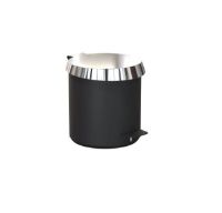 Billede af FROST Pedalspand 250 Small 6L - Mat Sort/Poleret