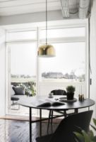 Billede af Audo Copenhagen Snaregade Dining Table Round Ø: 120 cm - Black Steel / Black Oak
