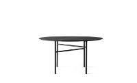 Billede af Audo Copenhagen Snaregade Dining Table Round Ø: 138 cm - Black Steel / Black Oak