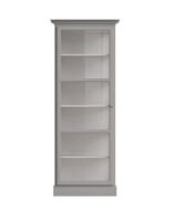 Billede af Lindebjerg Design Classic V1 Vitrineskab Venstrehængt Dør 70x210 cm - Grey