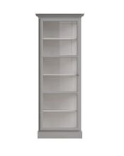 Billede af Lindebjerg Design Classic V1 Vitrineskab Venstrehængt Dør 70x210 cm - Grey