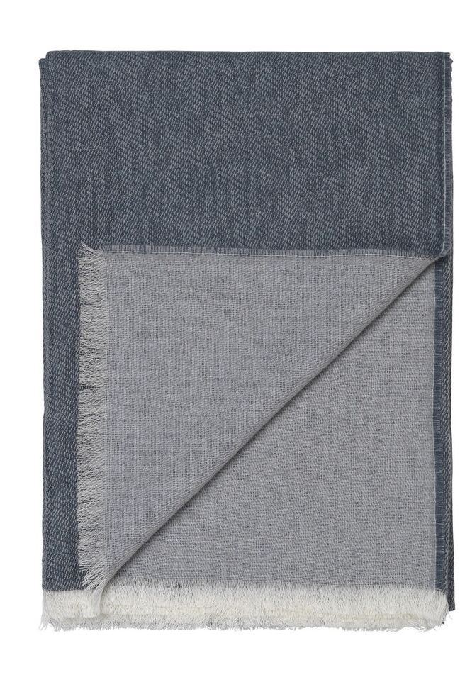 Billede af Elvang Venice Plaid 130 x 190 cm - White/Grey Blue   