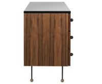 Billede af GUBI 62 Dresser 3 Drawers L: 120 cm - American Walnut