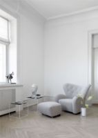 Billede af Audo Copenhagen Den Trætte Mand Lænestol SH: 38 cm - Hallingdal 65/Natural Oak