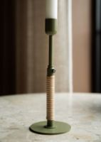 Billede af Audo Copenhagen Duca Candle Holder H: 16 cm - Olive Green