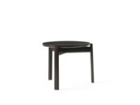 Billede af Audo Copenhagen Passage Lounge Table Ø: 50 cm - Dark Lacquered Oak