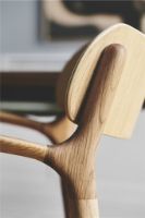 Billede af Bent Hansen Asger Træstol M. Træsæde H: 80 cm - Eg, Olieret 