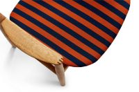 Billede af Bent Hansen Asger Stol M. Polstring H: 80 cm - Eg,Olieret / 22-140/112 Orange 