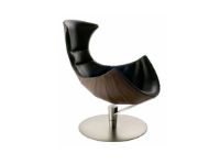 Billede af Bruunmunch The Lobster Chair SH: 39 cm - Walnut / Black 