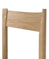 Billede af Brdr. Krüger F Chair SH: 45 cm - Oiled Oak / Natural Paper Cord