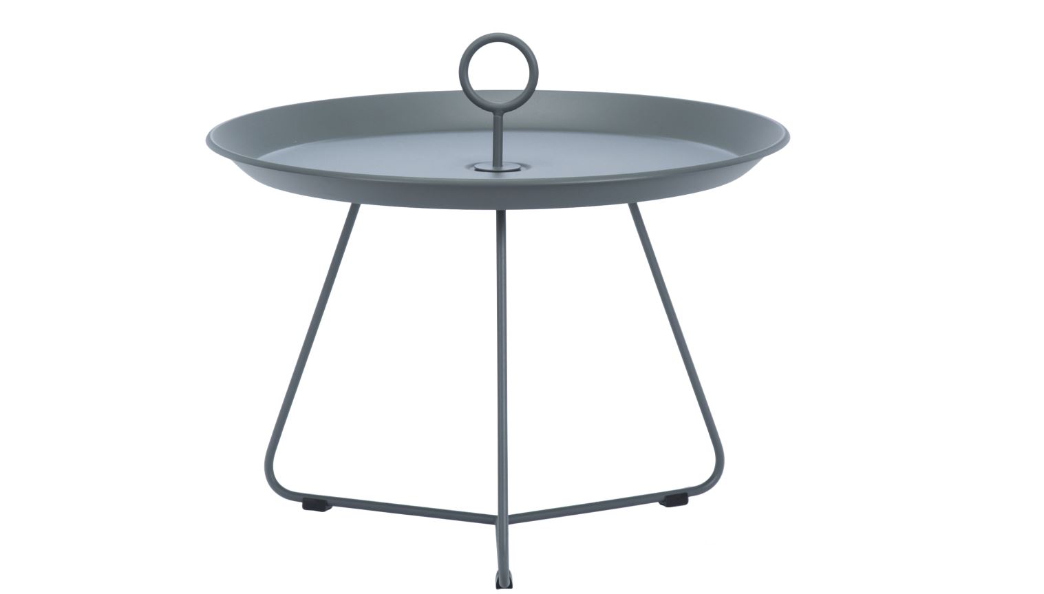 Billede af HOUE EYELET Tray Table Ø: 60 cm - Dark Grey    