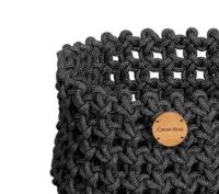 Billede af Cane-line Outdoor Soft Rope Kurv Mellem Ø: 40 cm - Dark Grey