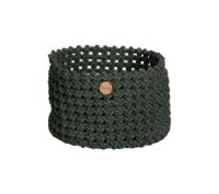 Billede af Cane-line Outdoor Soft Rope Kurv Stor Ø: 50 cm - Dark Green
