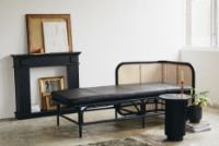 Billede af Nordal Erie Round Side Table Med Marmor Ø:40 cm - Black 