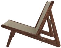 Billede af GUBI MR01 Initial Lounge Chair SH: 33 cm - Walnut 