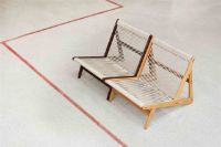 Billede af GUBI MR01 Initial Lounge Chair SH: 33 cm - Walnut 