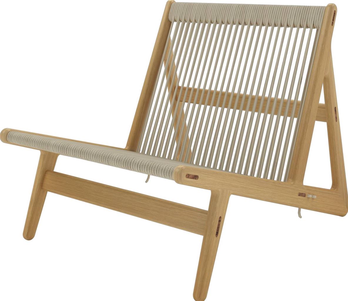 Billede af GUBI MR01 Initial Lounge Chair SH: 33 cm - Oak