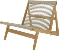 Billede af GUBI MR01 Initial Lounge Chair SH: 33 cm - Oak