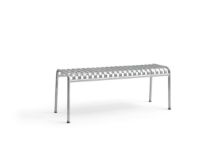 Billede af HAY Palissade Dining Bench Without Armrest L: 120 cm - Hot Galvanised 