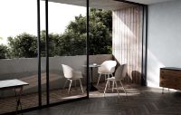 Billede af GUBI Bat Outdoor Dining Chair SH: 45 cm - Alabaster White